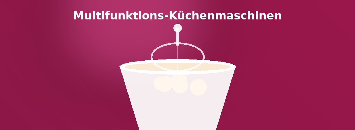 Multifunktions-Küchenmaschine mit Zubehör